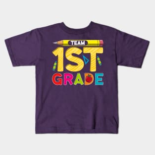 Team First Grade! 1st Grader Gift Kids T-Shirt